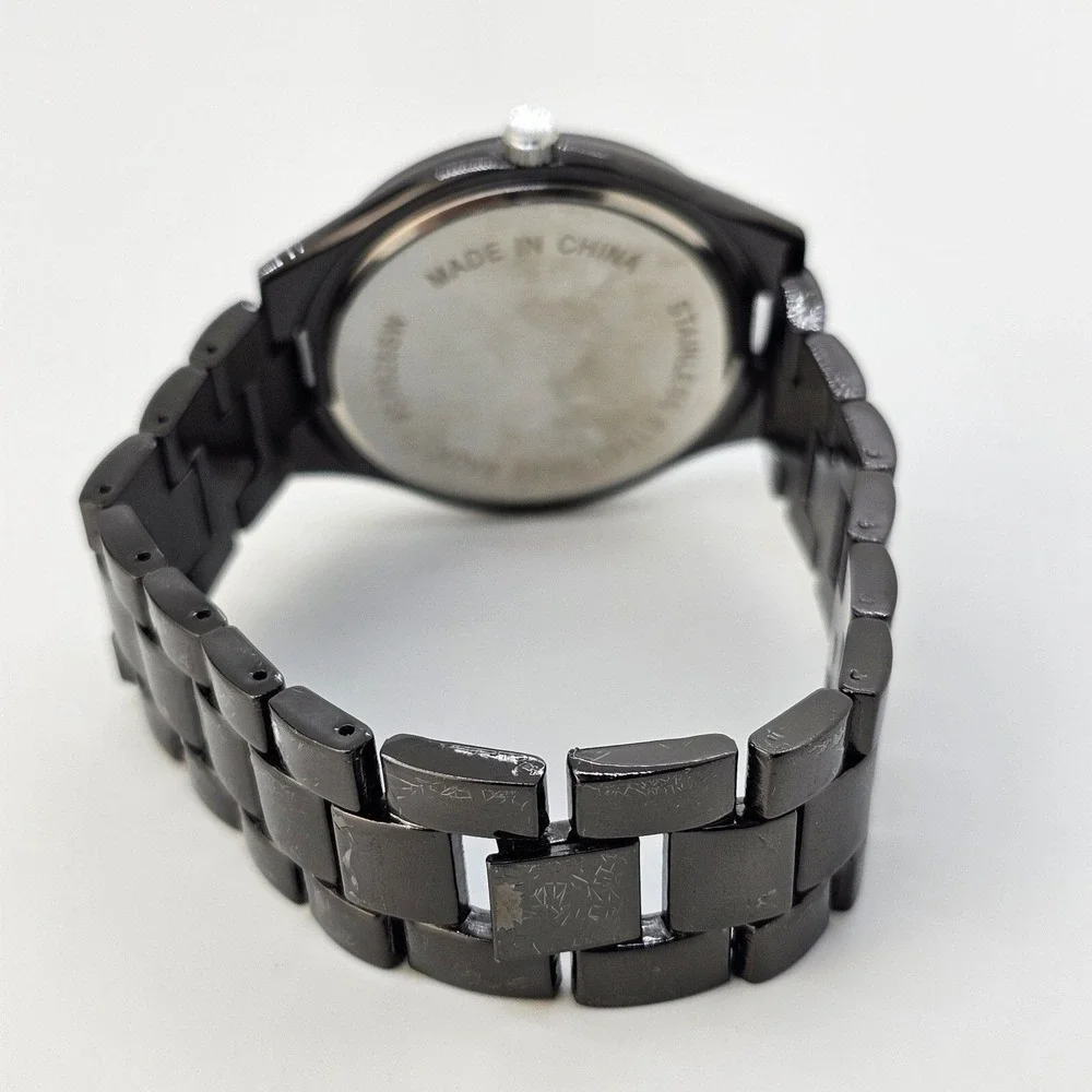 Women's Watch 40MM Black Dial Black Bracelet Band‎ 7